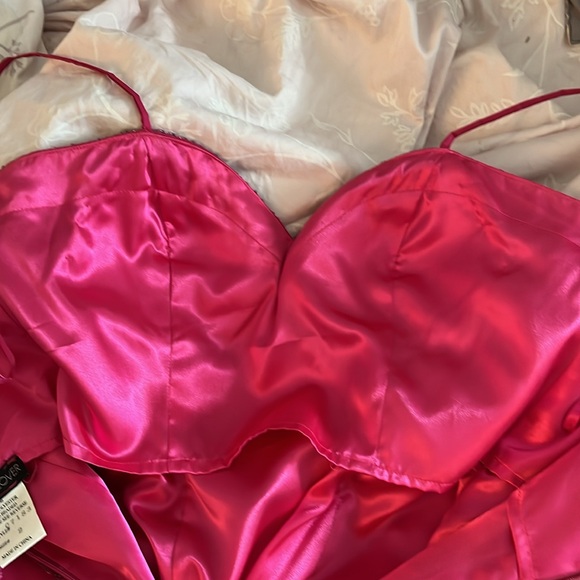 Mermaid Satin Beaded Gown - Picture 8 of 12